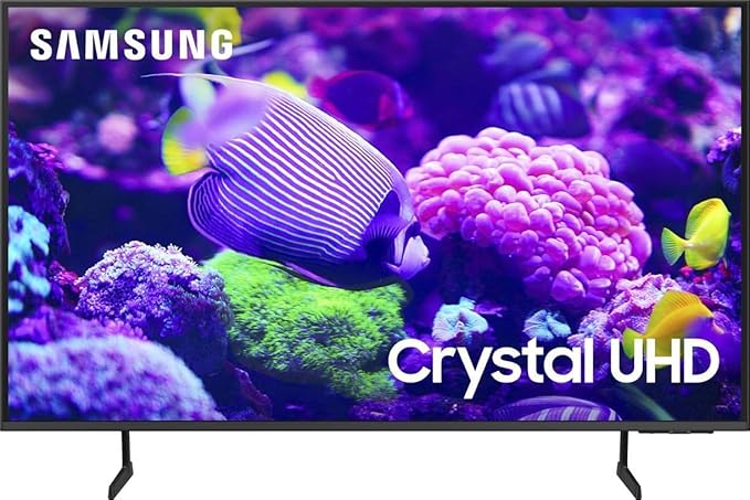 Samsung 75-Inch Class Crystal UHD 4K DU7200 Series HDR Smart TV w/Object Tracking Sound Lite, PurColor, Motion Xcelerator, Mega Contrast, Q-Symphony (UN75DU7200, 2024 Model)